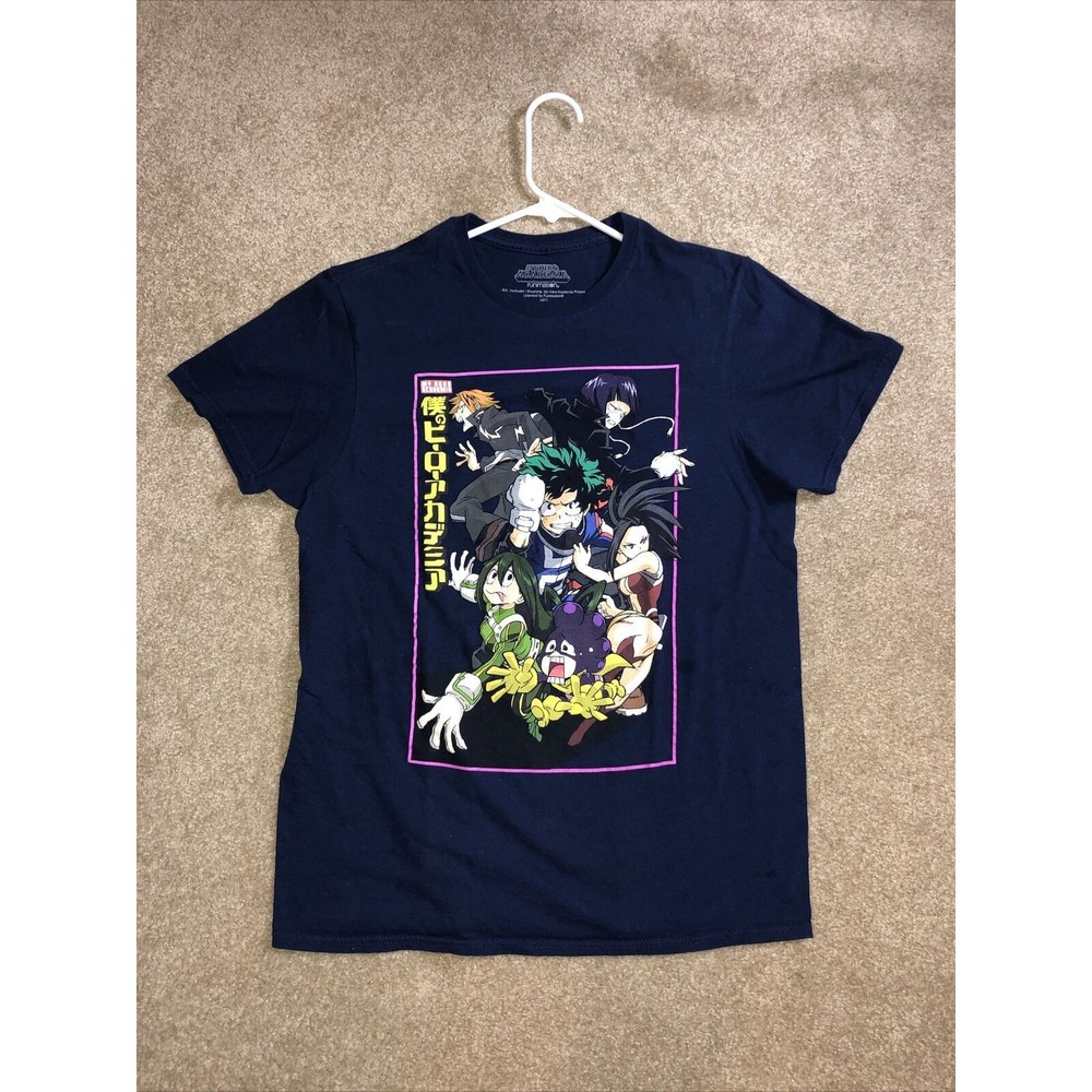 Men's T-Shirt My Hero Academia Funimation Navy Blue Cotton